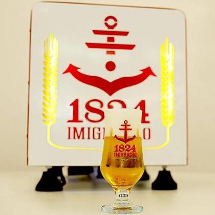 Imagem de Kit presente imigração 1 cerveja export 500ml + copo