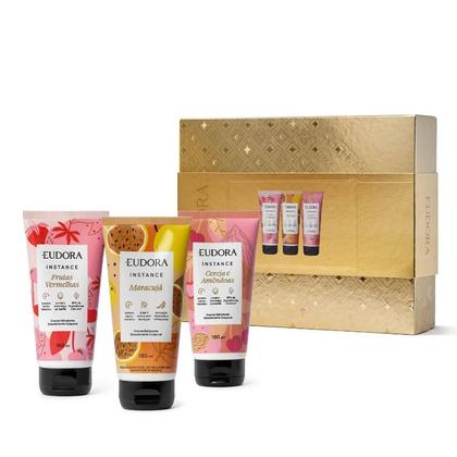 Imagem de Kit Presente Natal Instance Favoritos: Creme Hidratante Desodorante Frutas Vermelhas 180ml + Creme Relaxante Desodorante