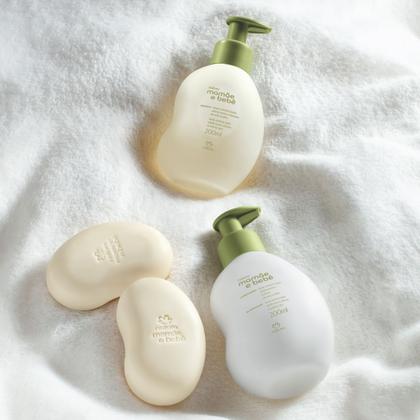 Imagem de kit Presente Natura Mamãe bebê com Colônia/shampoo/condicionador/Sabonete em Barras