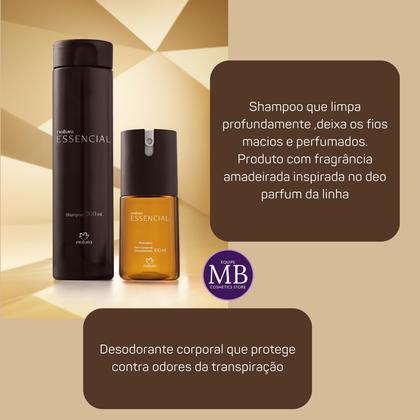 Imagem de Kit Presente Natura Perfume Essencial Clássico Masculino