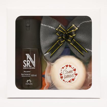 Imagem de Kit Presente Natura SR N Deo Corporal Masculino 100ml + Sabonete + Toalhinha