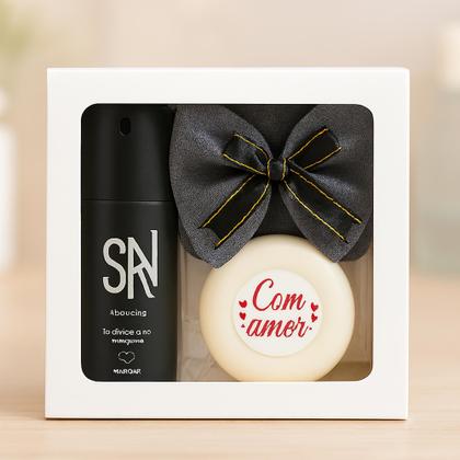 Imagem de Kit Presente Natura SR N Deo Corporal Masculino 100ml + Sabonete + Toalhinha