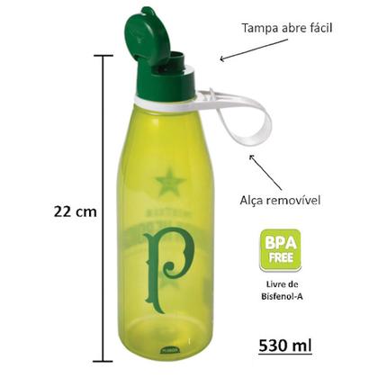 Imagem de Kit Presente Palmeiras Garrafa 530ml + Xícara 360ml Giratória Infantil Original