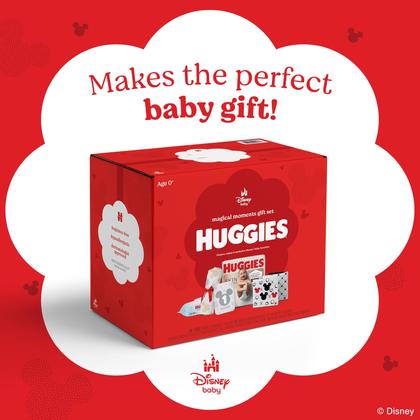 Imagem de Kit Presente para Bebê Huggies Magical Moments Fraldas e Lenços Umedecidos