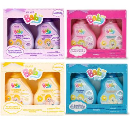 Imagem de Kit Presente Para Bebe Shampoo e Condicionador 100ml - Muriel Baby