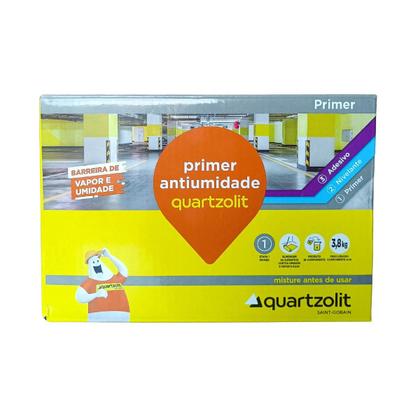 Imagem de Kit Primer RU Antiumidade Branco BI Componente 3,8 KG - Quarzolit 33