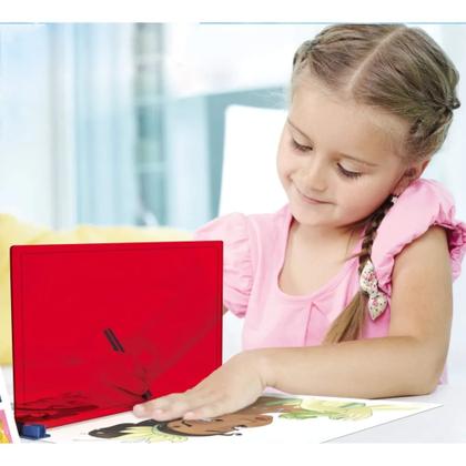 Imagem de Kit Princesas Disney Grow  Espelho Mágico para Desenho QuebraCabeças 30 e 60 Peças