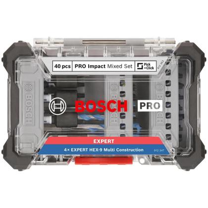 Imagem de Kit PRO Impact com 40 Peças para Perfurar e Parafusar BOSCH