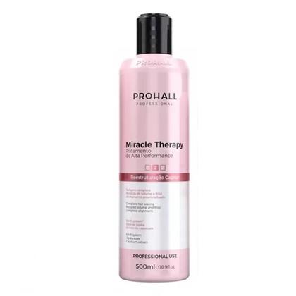 Imagem de Kit Pro Reestruturação Capilar Organic Miracle Therapy Liss Prohall Alinhamento Redutor de Volume 1300kg