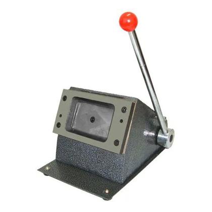 Imagem de Kit Produção De Crachás Profissional, Cortadora E Placa Pvc