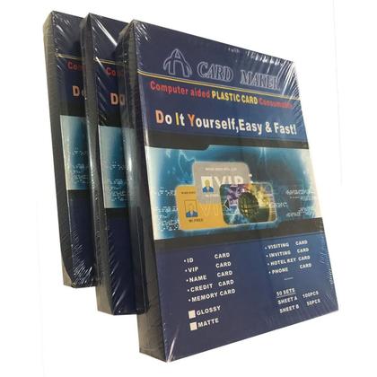 Imagem de Kit Produção De Crachás Profissional, Cortadora E Placa Pvc