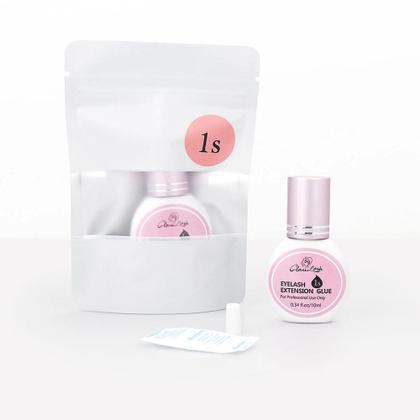 Imagem de Kit Profissional de Cola para Extensão de Cílios Glamlash - Secagem em 0,3-2 Segundos