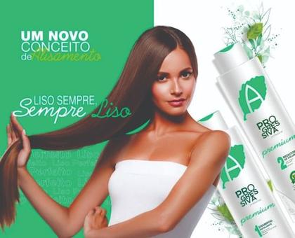 Imagem de Kit Progressiva Adlux Premium 2x1000ml Sem Formol com Argila Branca  Alisamento Profissional