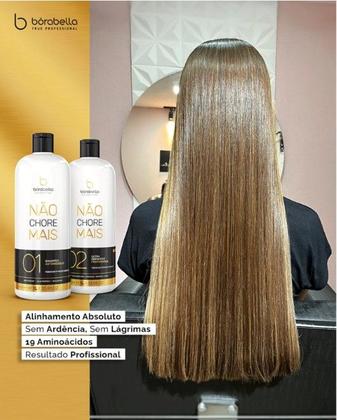 Imagem de Kit Progressiva Orgânica Não Chore Not Cry Original 2x1 litro Borabella PASSO 1 e 2