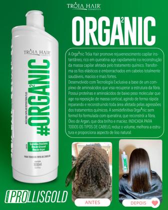 Imagem de Kit Progressiva Organica Troia hair 1L