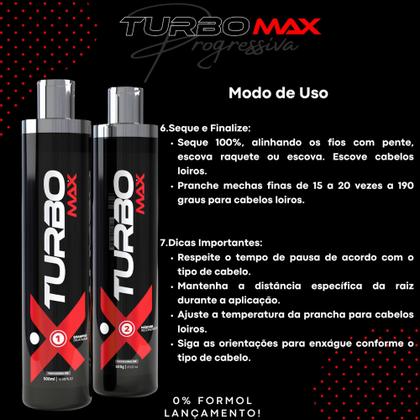 Imagem de Kit Progressiva Orgânica Turbo Max Selagem Redutora Profissional
