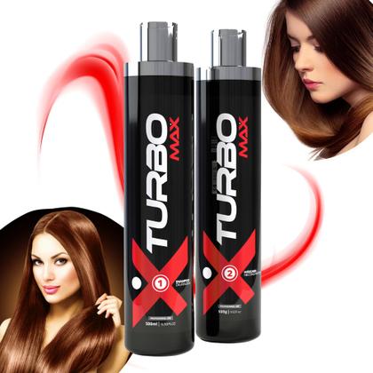 Imagem de Kit Progressiva Orgânica Turbo Max Selagem Redutora Profissional