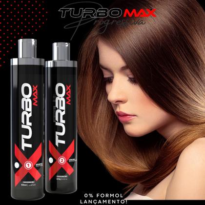 Imagem de Kit Progressiva Orgânica Turbo Max Selagem Redutora Profissional