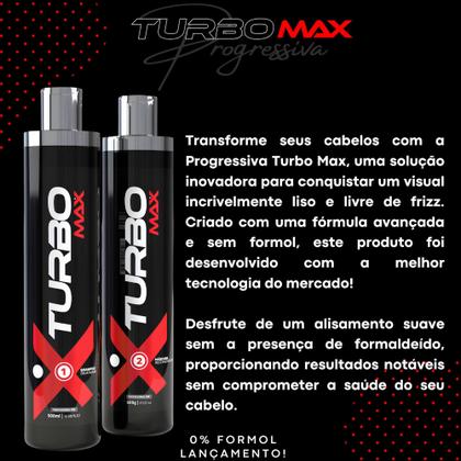 Imagem de Kit Progressiva Orgânica Turbo Max Selagem Redutora Profissional