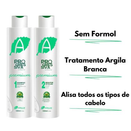 Imagem de Kit Progressiva Premium Pro 20 Orgânica Adlux 1kg