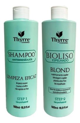 Imagem de Kit Progressiva Sem Formol Bio Liso Thyrre Orgânica 500ml