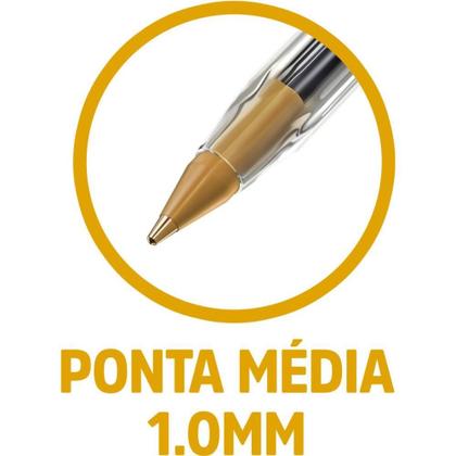 Imagem de Kit Promocional Caneta BIC Cristal Vermelha C/ 50 Unidades L10P9 KIT com 10