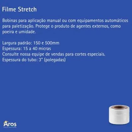 Imagem de Kit Promocional Com 4 Filme Stretch 100 Mm X 0,025 Mm "Virgem"