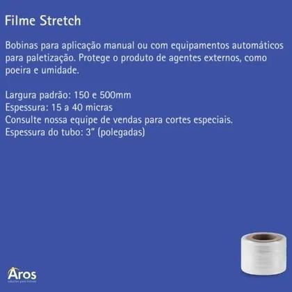 Imagem de Kit Promocional Com 4 Filme Stretch 100 Mm X 0,025 Mm "Virgem"