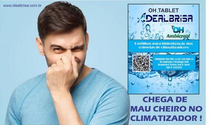 Imagem de Kit promocional com 5 pastilhas para higienização das colmeias de climatizadores - oh ambiental