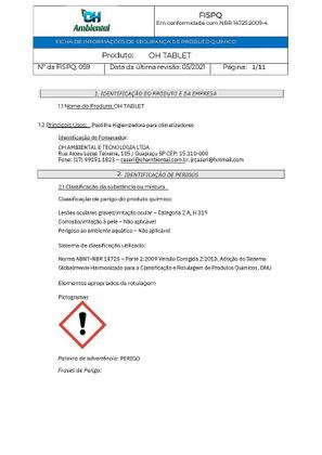 Imagem de Kit promocional com 5 pastilhas para higienização das colmeias de climatizadores - oh ambiental