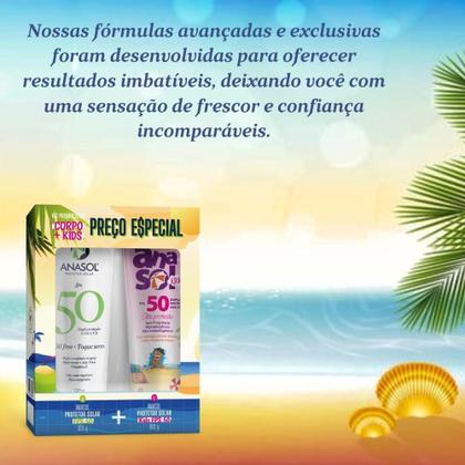 Imagem de Kit Promocional Protetor Corpo Fps50 + Protetor Kids Fps50 - Dahuer