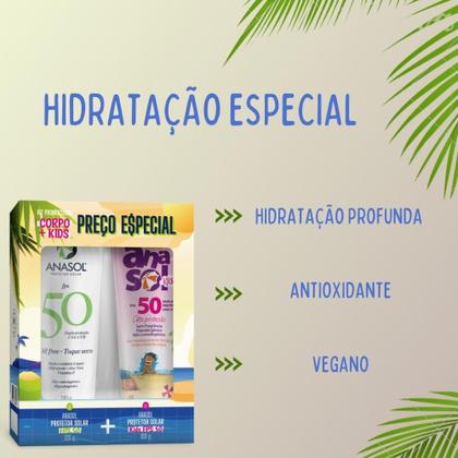 Imagem de Kit Promocional Protetor Corpo Fps50 + Protetor Kids Fps50 - Dahuer