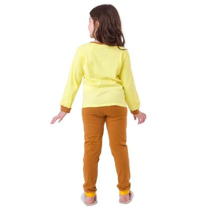 Imagem de Kit Pronto 4 Peças Pijama Macio Comprido, Longo Infantil 2 Camisas  2 Calças 1 a 10 anos