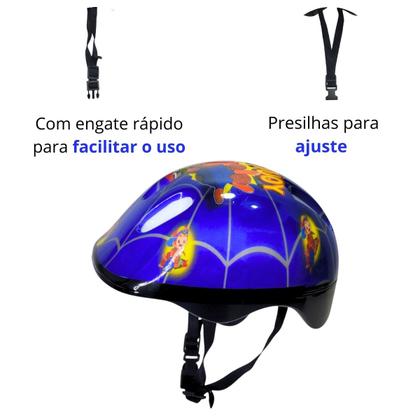 Imagem de Kit Proteção Infantil 7 Peças Desenho Azul