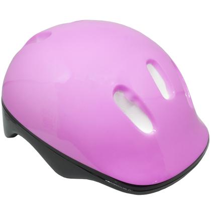 Imagem de Kit Proteção Infantil Capacete Patins Skate Bicicleta Acessórios Menina Rosa Importway Bw-106RS