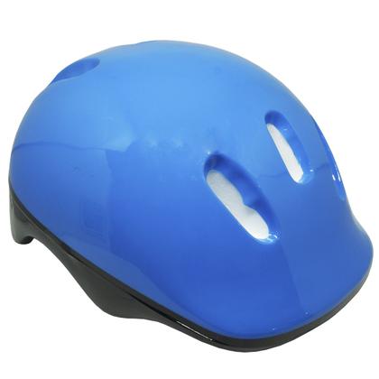 Imagem de Kit Proteção Infantil Capacete Patins Skate Bicicleta Acessórios Menino Azul Importway Bw-106AZ