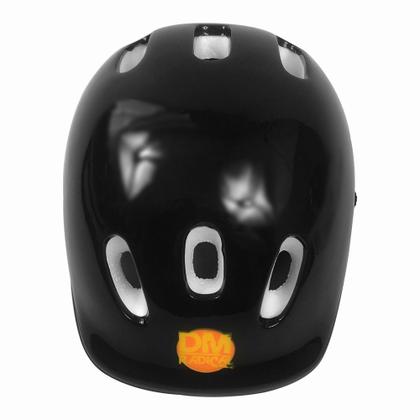 Imagem de Kit Proteção Infantil Patins Skate Bicicleta Rollers Preto - Dm Toys