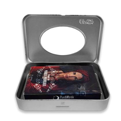 Imagem de Kit Proteção Tarô Maria Padilha Completa e Porta Tarô Metal