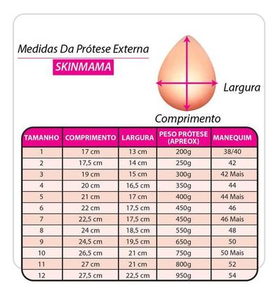 Imagem de Kit Prótese Mamária Externa + Sutiã Para Prótese Mamária