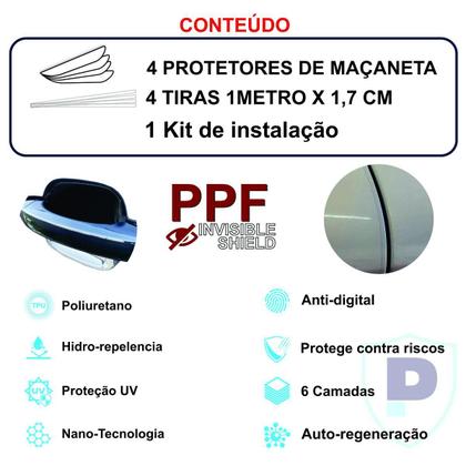 Imagem de Kit Protetor De Maçaneta E Quina De Porta Byd Dolphin Ppf
