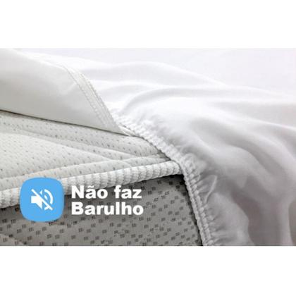 Imagem de Kit Protetor Impermeável Queen e 2 Capas Travesseiro C/Zíper