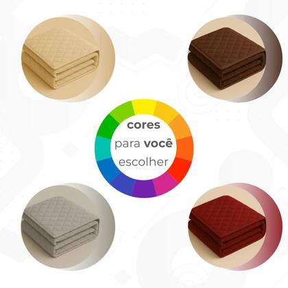 Imagem de Kit Protetor Para Sofá 2 e 3 Lugares com Bolso Multiuso