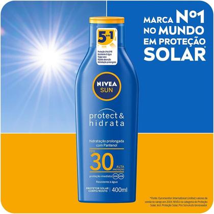 Imagem de Kit Protetor Solar Corporal Nivea Sun Protect &amp Hidrata FPS30 200ml + 100ml