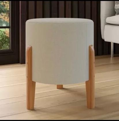 Imagem de Kit Puff Banqueta Decorativo Domus Redondo