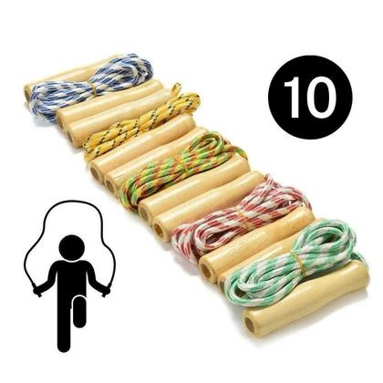 Imagem de Kit Pular Corda Com 10 Unidades Divertido Infantil