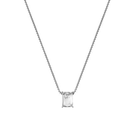 Imagem de Kit Pulseira Riviera 5mm Colar Zircônia Retangular