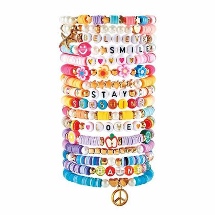 Imagem de Kit Pulseiras da Amizade Arco-iris My Style Multikids - BR2314
