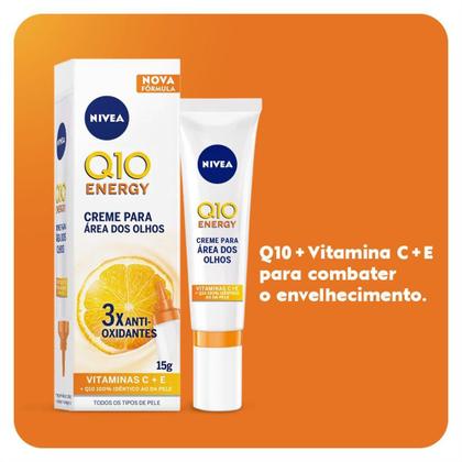 Imagem de Kit Q10 Plus C + Olhos - Creme Facial Ant. Dia Q10 Plus C FPS15 50ml + Creme Facial Ant. Noite Q10 Plus C 50ml +Creme Ant. Olhos Q10 Plus C 15ml