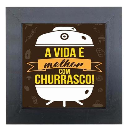 Imagem de Kit Quadros Area Gourmet Cantinho Churrasco Churrasqueira Cozinha Parede