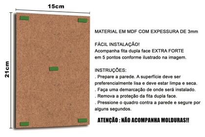 Imagem de Kit Quadros Hamburgueria Lanchonete Retro 10 Peças 21x15cm